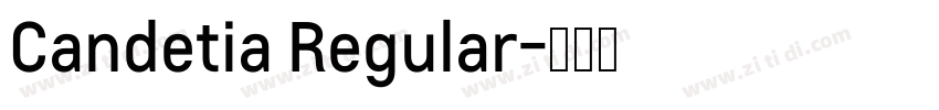 Candetia Regular字体转换
